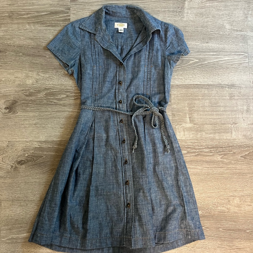 Jean Button Up Dress